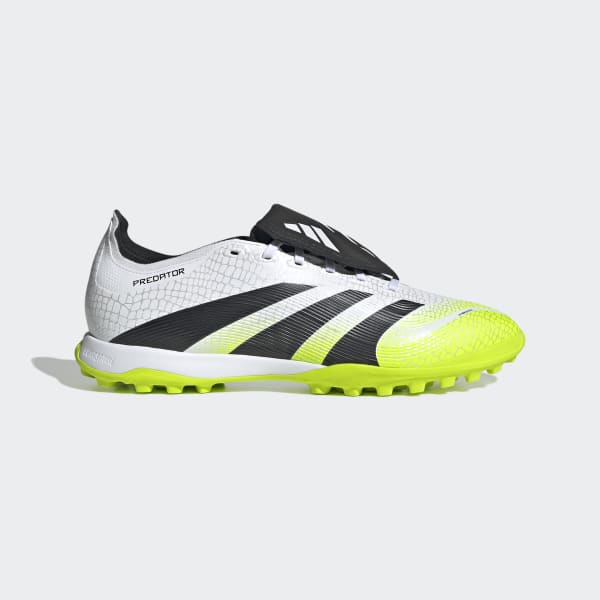 adidas Predator League Fold-Over Tongue Turf Cleats - White | Free