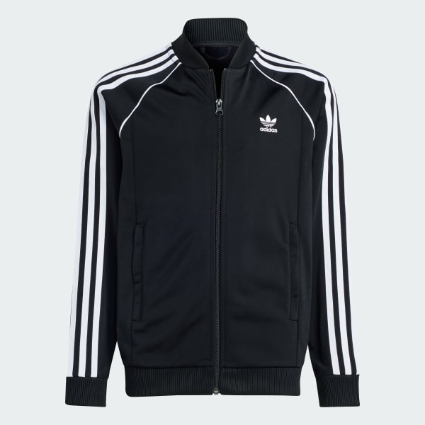 Black Adicolor SST Track Top Kids