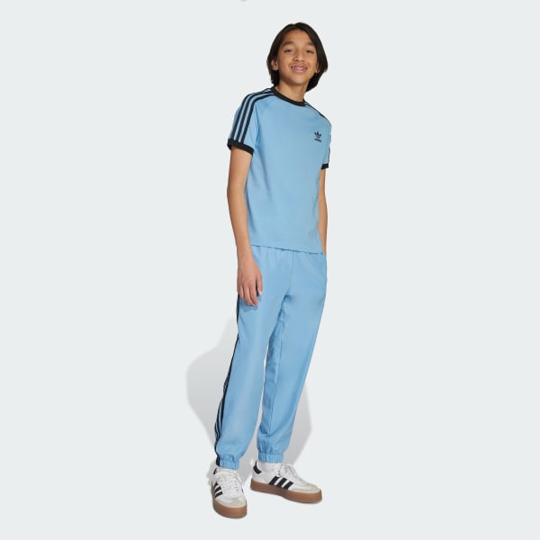 Azul Camiseta Adicolor 3 bandas (Adolescentes)