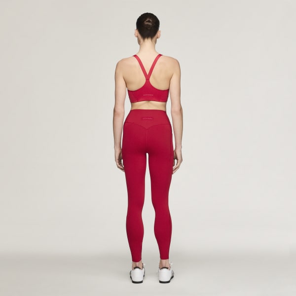 adidas x entire studios Optime Training 7/8 Leggings - Burgundy
