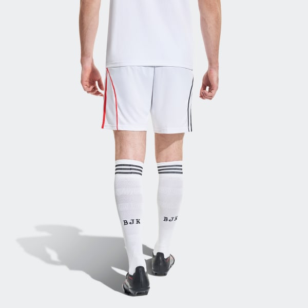 White Beşiktaş 25/26 Home Shorts