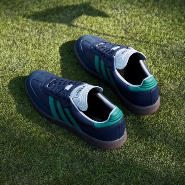 adidas Samba Spikeless Golf Shoes - Blue | Free Shipping with