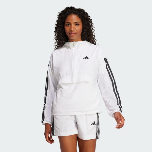 White 에센셜 3S 라이프스타일 우븐 윈드브레이커