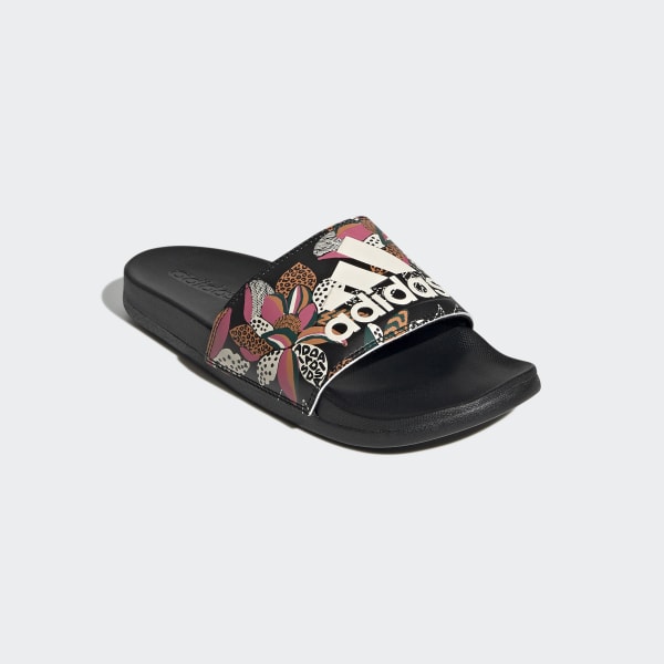 chinelo adidas adilette floral