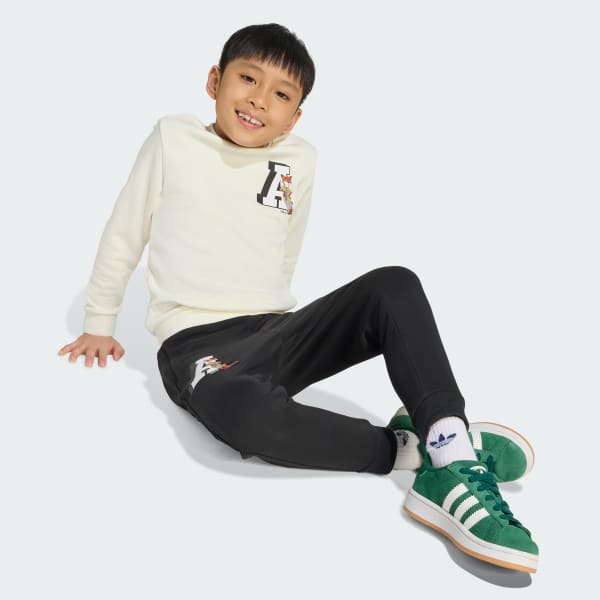White adidas Disney Zootopia Crew Set Kids