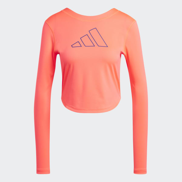 Pink Hyperbright Training Long Sleeve Tee