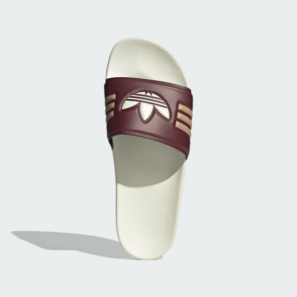 Burgundy Adilette Slides