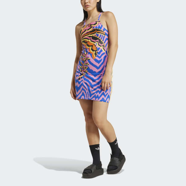 【Adidas コリア】 3-Stripes Loose Mini Dress adidas_X_FARM_Rio_3-