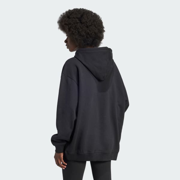Μαύρο Essentials Loose French Terry Hoodie