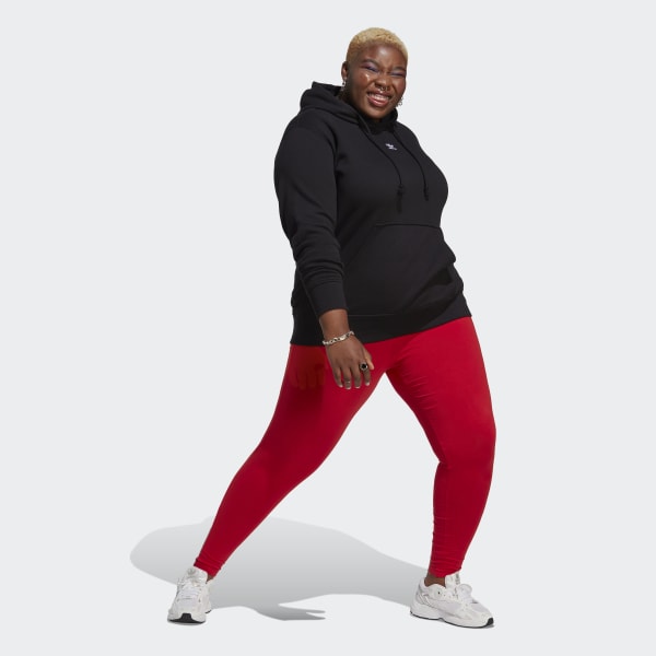 Svart Adicolor Essentials Regular Hoodie (Plus Size)