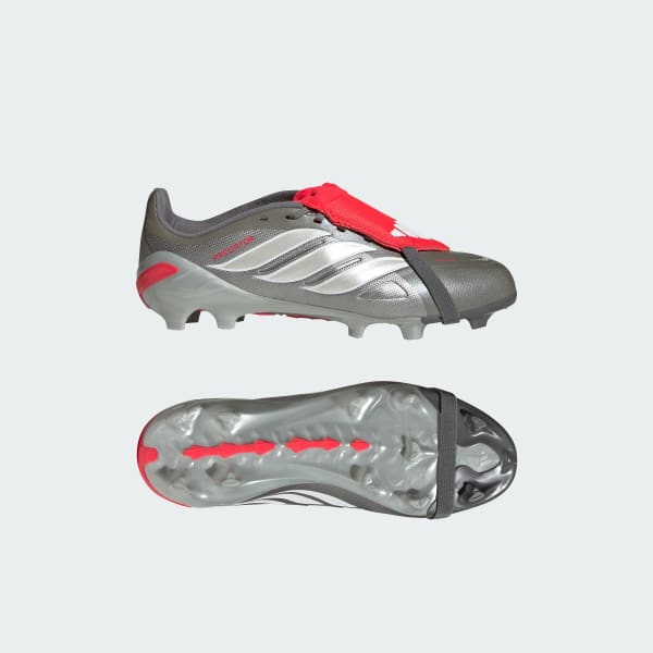 grijs PREDATOR LEAGUE Fold-Over Tongue Firm Ground Voetbalschoenen Kids