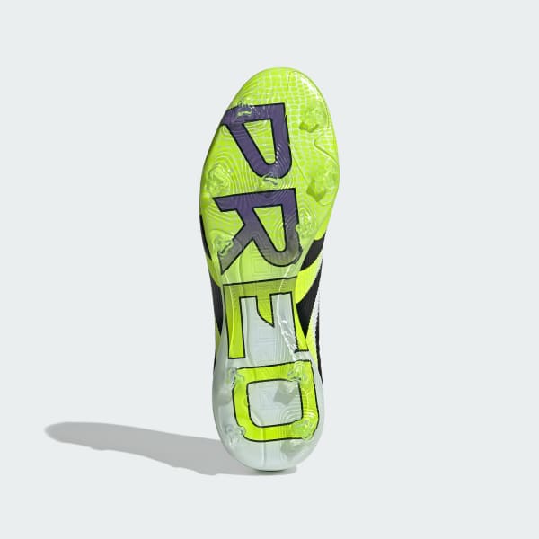 Blanco Zapatos de fútbol para terreno firme Predator Pro