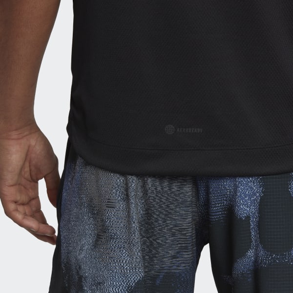 Zwart HIIT Spin Training T-shirt ZR667