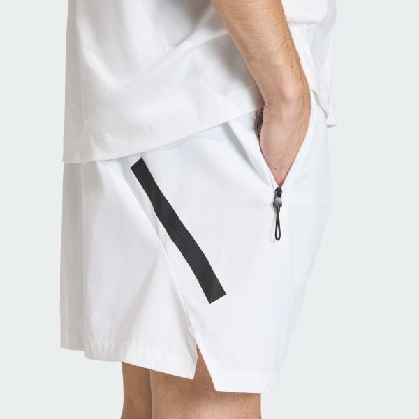 ADIDAS Z.N.E. WOVEN SHORT - White | Free Shipping with adiClub