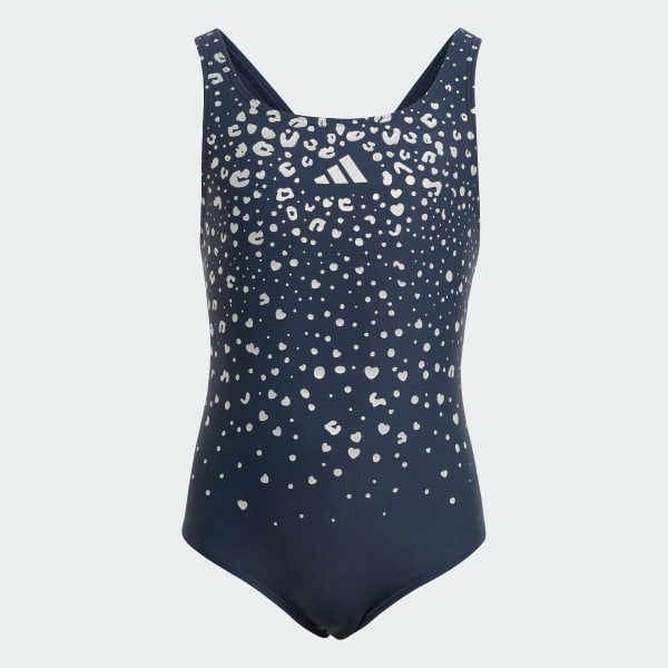 Bla Glitter V-back Swimsuit för barn