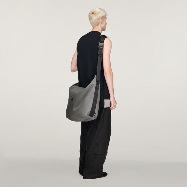 adidas Y-3 Large Crossbody Bag - Grey | adidas Singapore