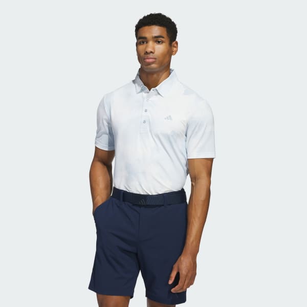 Bleu Polo imprimé Ultimate365 Tour Cool Feeling Left Chest