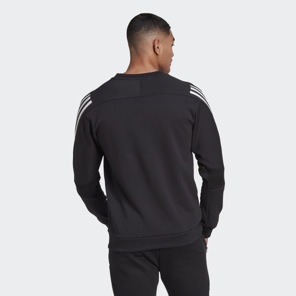 Black Future Icons 3-Stripes Sweatshirt QU147
