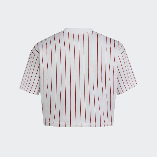 White Nebraska Cornhuskers Cropped Jersey