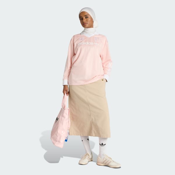 ピンク サッカー 長袖 Tシャツ