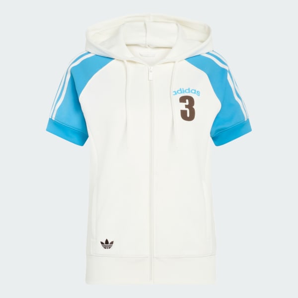 Blanco CASACA DEPORTIVA VINTAGE SUPERSTAR MANGA CORTA