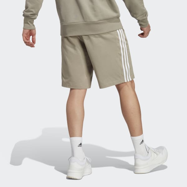 adidas Essentials Single Jersey 3 Stripes Shorts Green adidas Thailand