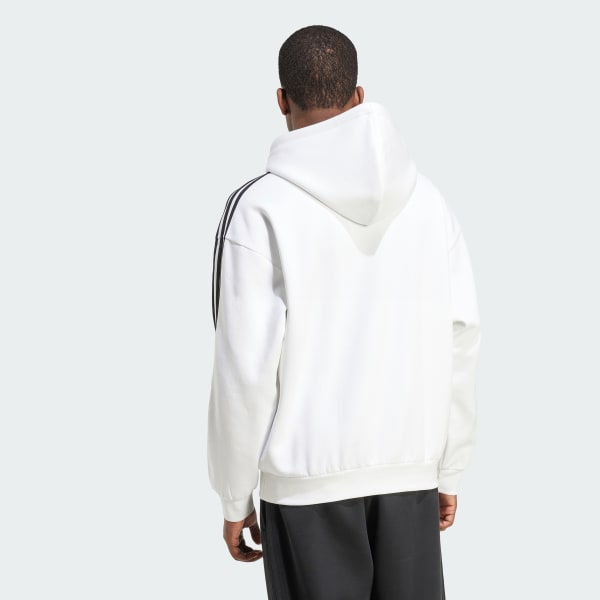 White Adicolor Baggy Fit Hoodie