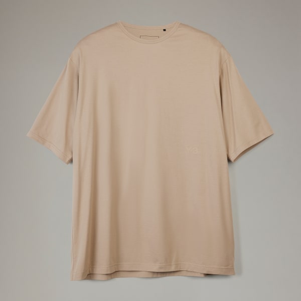 Brown Y-3 Boxy Short Sleeve Tee