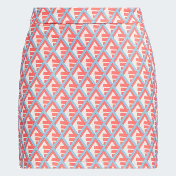 Red Graphic Skirt