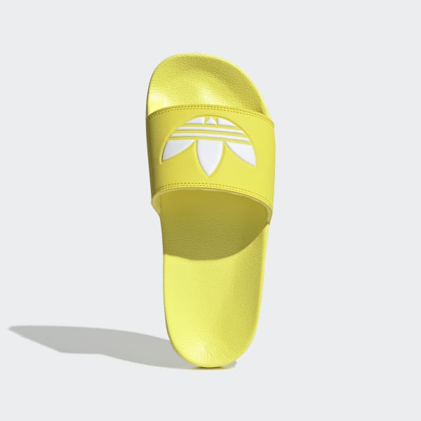 adidas yellow sliders