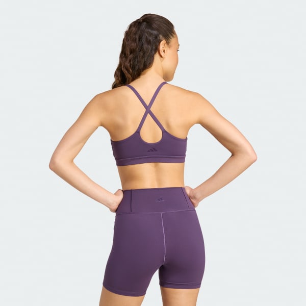 สีม่วง บราซัพพอร์ตระดับต่ำ adidas All Me