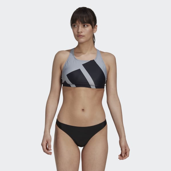 Nero Bikini Big Logo Graphic II964
