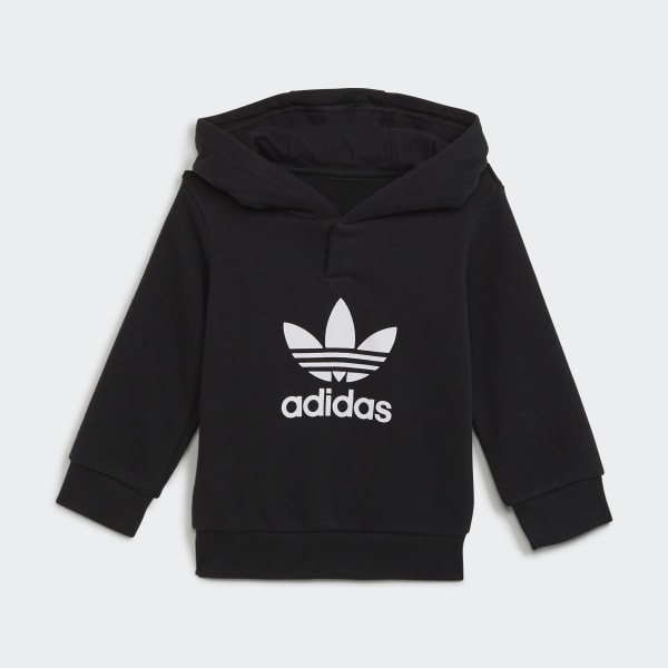 Conjunto sudadera con capucha y pantalón Adicolor - Negro adidas ...