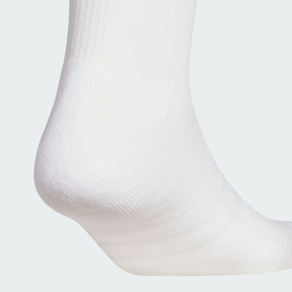 White PERFORMANCE 3 PACK CREW SOCKS