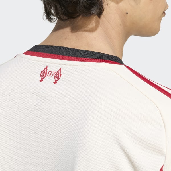 adidas Liverpool FC 25/26 Long Sleeve Away Jersey - White