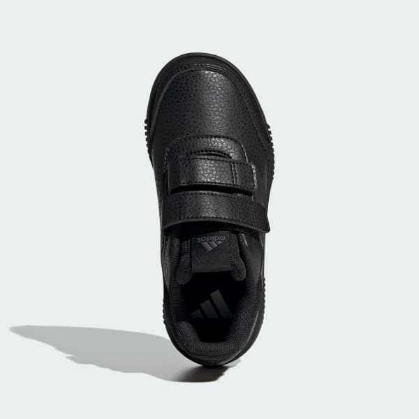 Adidas Kids Boys Tensaur School Shoes Trainers Jr Black Hook & Loop Strap  Shoe