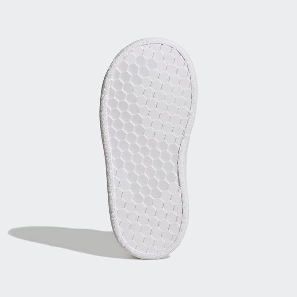 Hvid Advantage Lifestyle Court Two Hook-and-Loop-sko