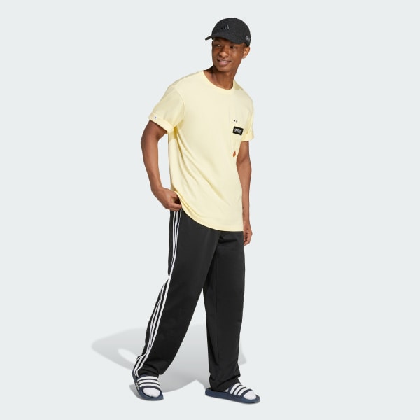 Yellow Remoji Pocket Graphic T-Shirt