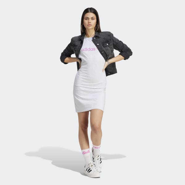 Grey adidas Originals Muscle Fit Dress