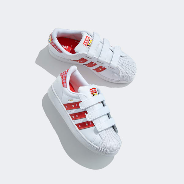 ブラック アディダス ディズニー SST LEDライト キッズ / Adidas Disney SST LED LIGHTS CF EL C