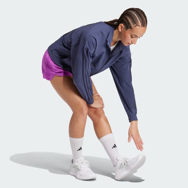 Blue Pacer All Gym Tonal 3-Stripes Woven Jacket