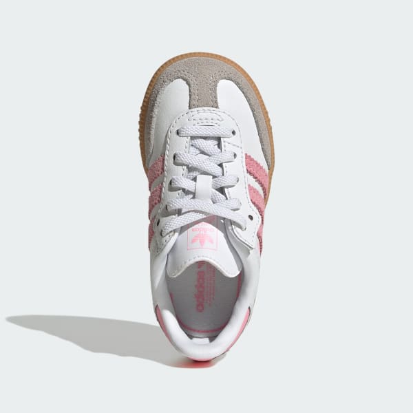 Bianco SCARPE SAMBA CON CHIUSURA COMFORT E LACCI ELASTICI