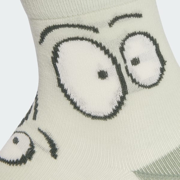 Green Adiraptor Socks 3 Pairs Kids