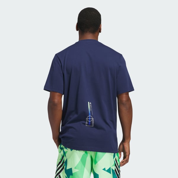 Blue Made To Ball Graphic Tee