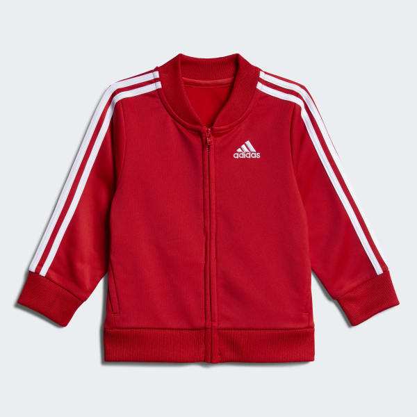 adidas Tricot Jacket and Joggers Set - Red | adidas US