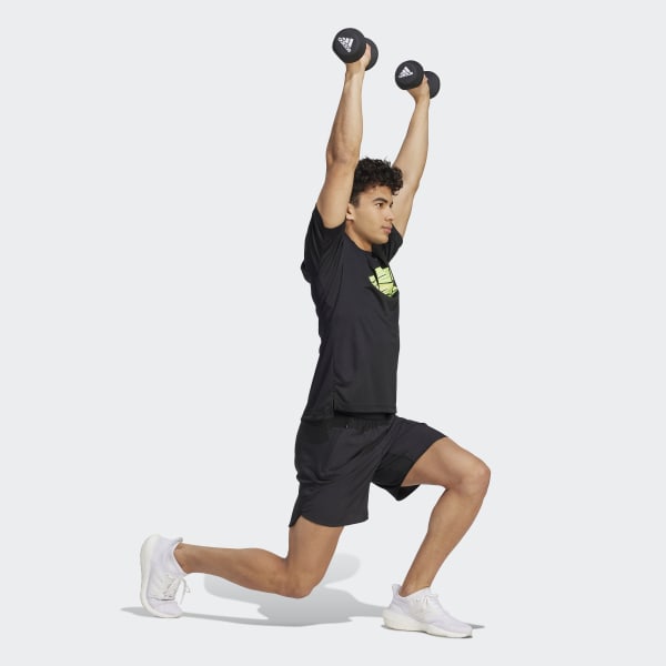 Negro Shorts Designed for Training