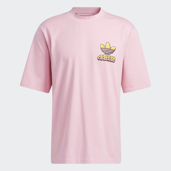Pink Jeremy Scott kønsneutral T-shirt