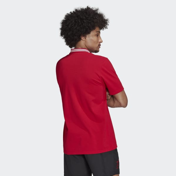Rouge Polo Manchester United DNA P1384