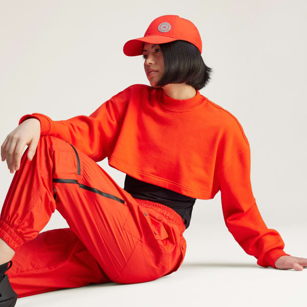 adidas by Stella McCartney Zip Track Pants - Red | Free