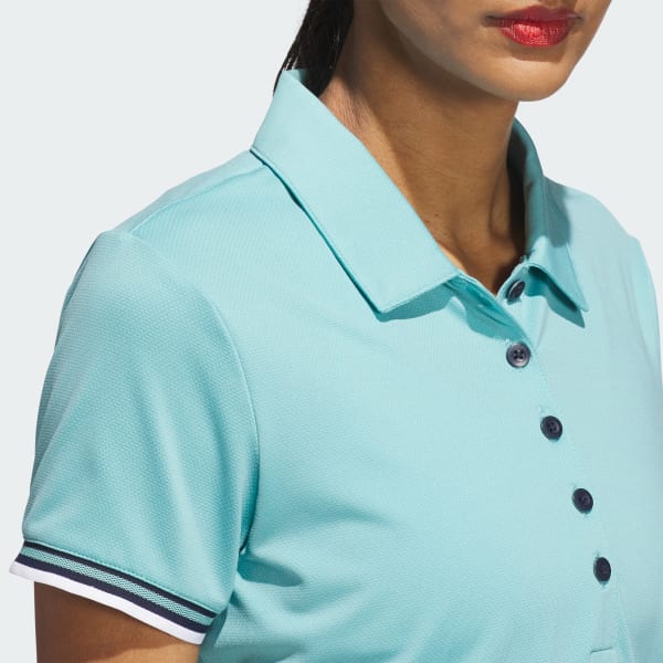 アディダス【美品】ナヨン TWICE ブルー 水色 ショート丈  Lサイズ adidas Ultimate365 Short Sleeve Polo Shirt - Turquoise